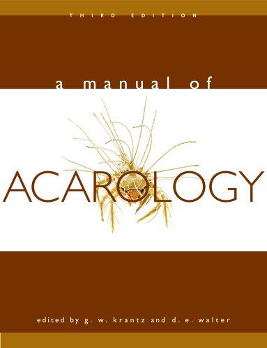 cover of "A manual of Acarology"
